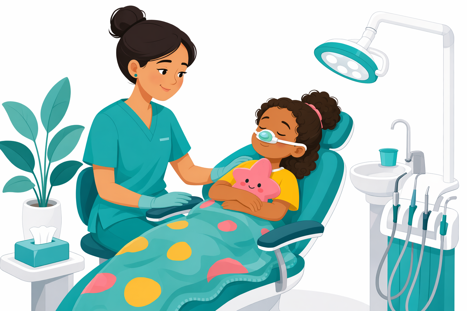 Illustration for Dental anxiety & sedation for kids